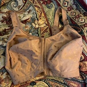 Elila Beige Floral Bra